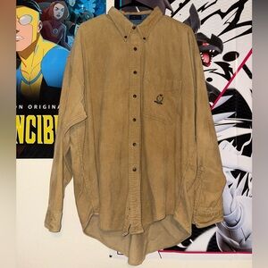 Ralph Lauren Men's Brown Corduroy Shirt